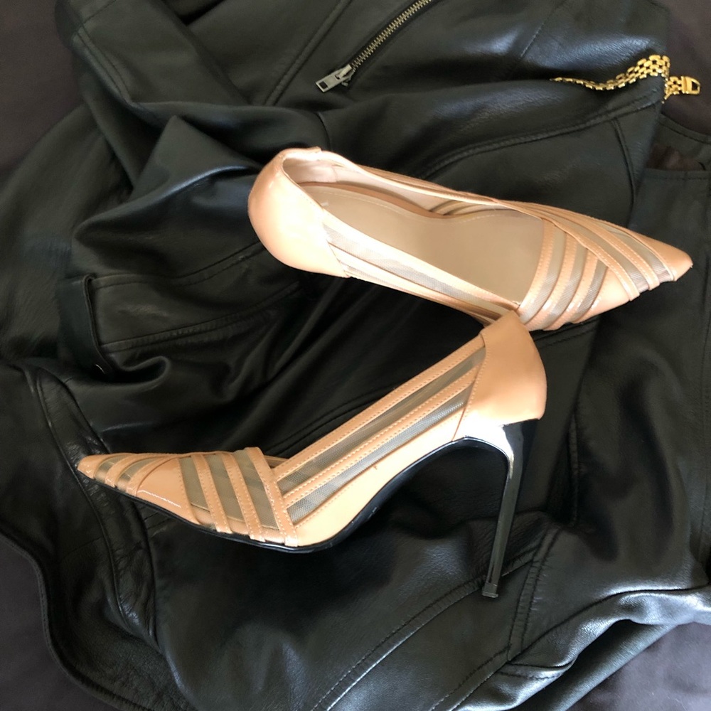 Zara nude heels